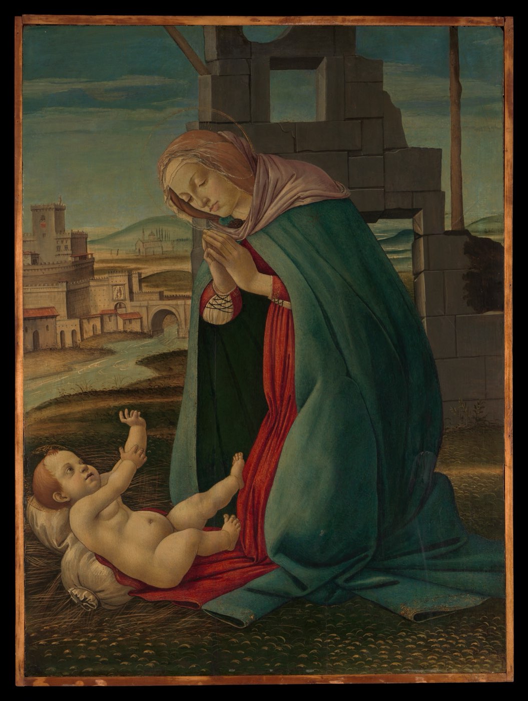 Botticelli, Madonna Adoring the Child